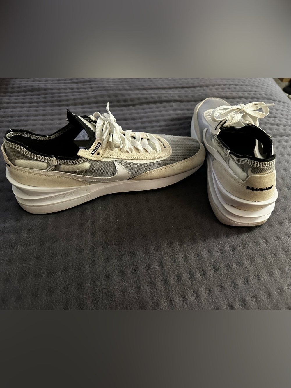 Nike Waffle One Summit White Black Men's Size 10
